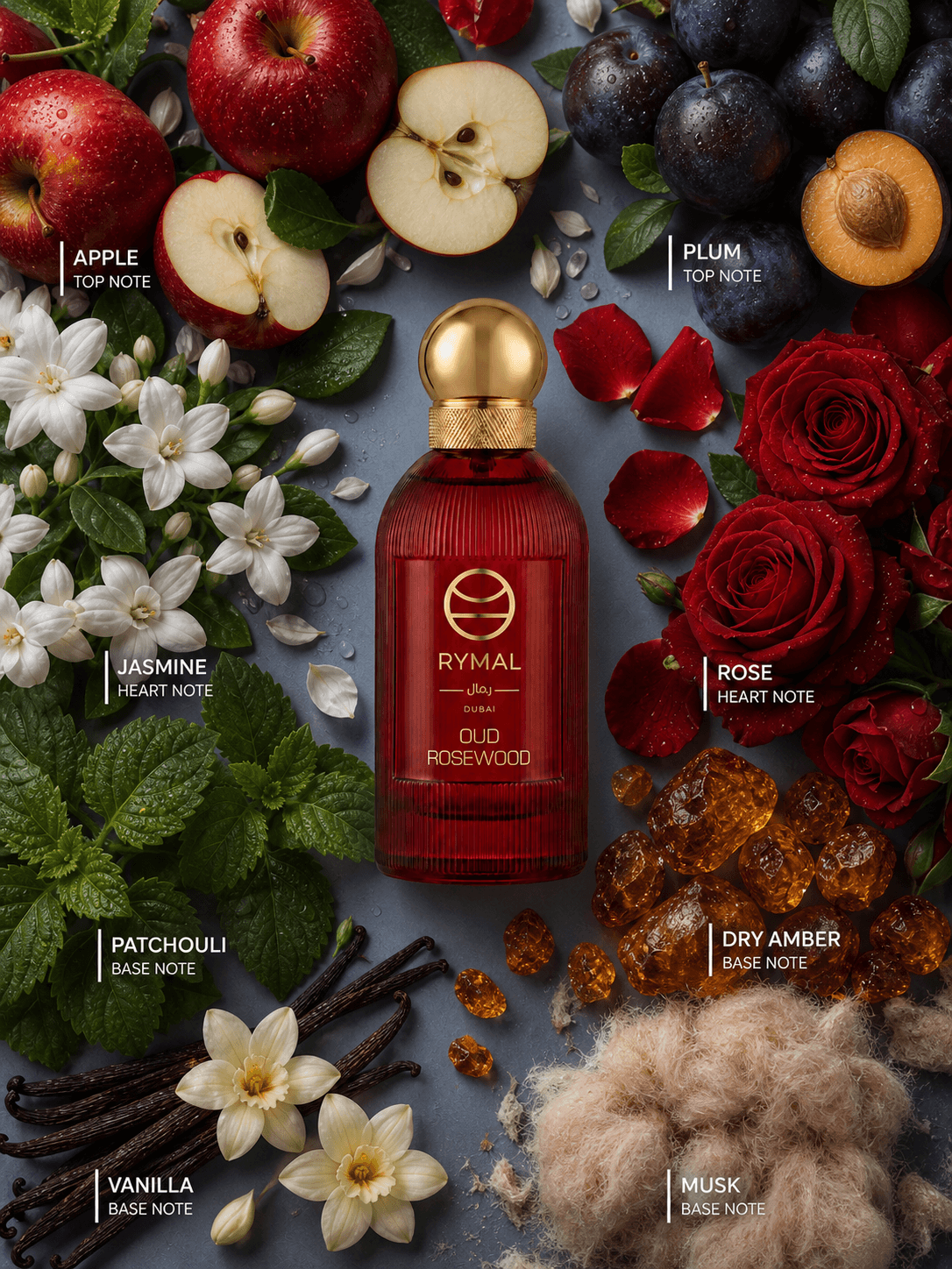 Oud Rose Wood perfume notes